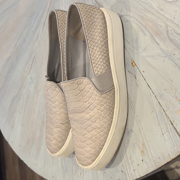 Vince Preston snakeskin grey slip on Sneakers - Picture 7 of 9